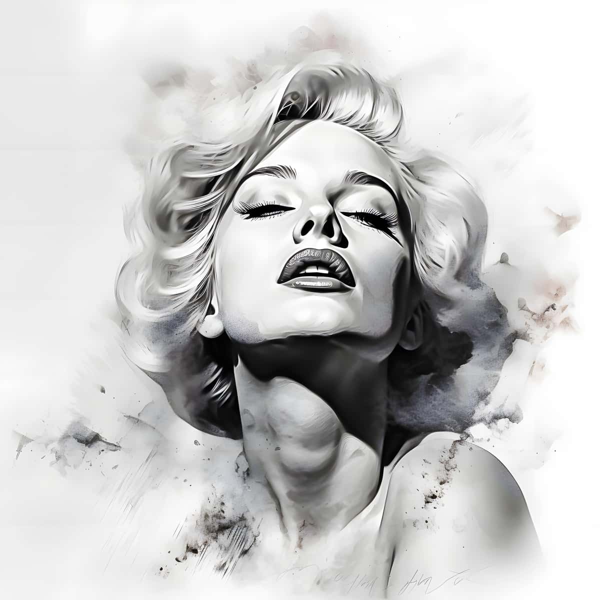 Diamond Painting - Marilyn Monroe - gedruckt in Ultra-HD - Menschen, Neu eingetroffen, Quadratisch