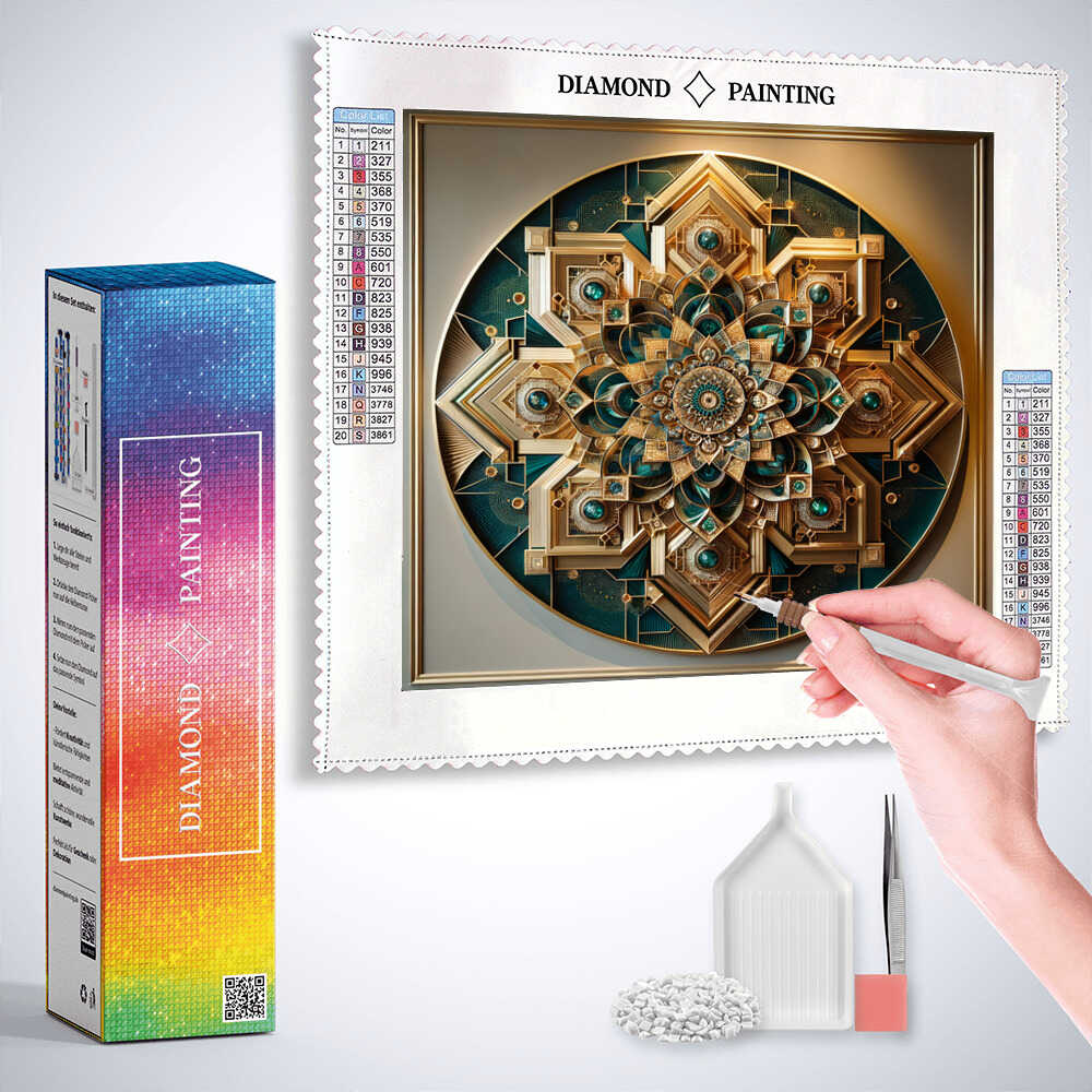 Diamond Painting - Mandala 3D