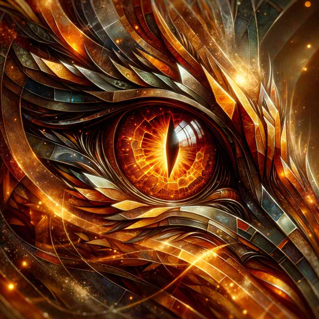 Diamond Painting - Auge des Drachen