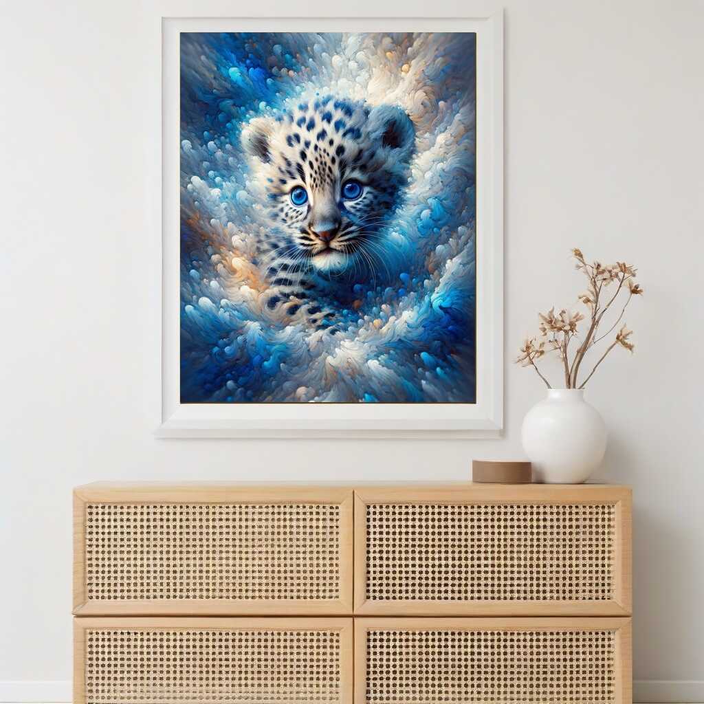 Diamond Painting - Farbimpression Leopardbaby