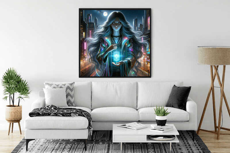 Diamond Painting - Mondschein Cyber-Diva