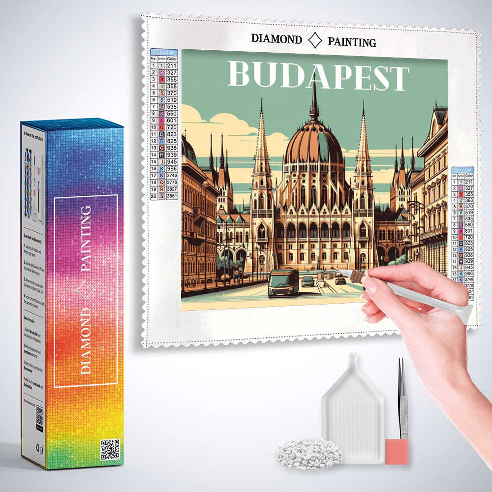 Diamond Painting - Magische Metropole: Budapest