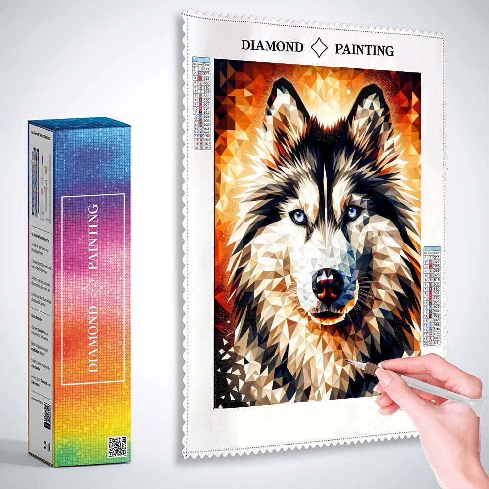 Diamond Painting - Huskyportait