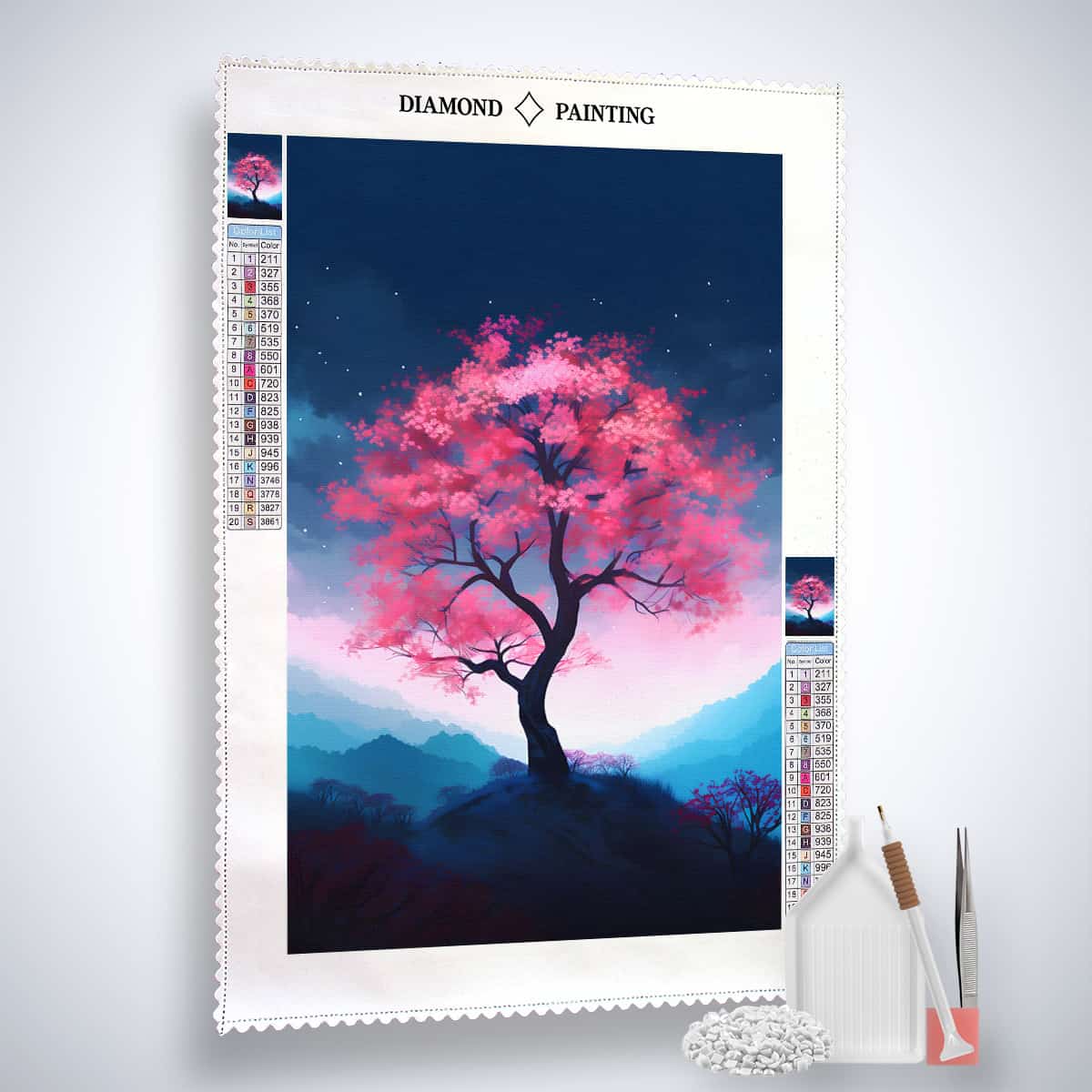 Diamond Painting - Japanischer Baum - gedruckt in Ultra-HD - Baum, Japan, Neu eingetroffen, Vertikal, Wald