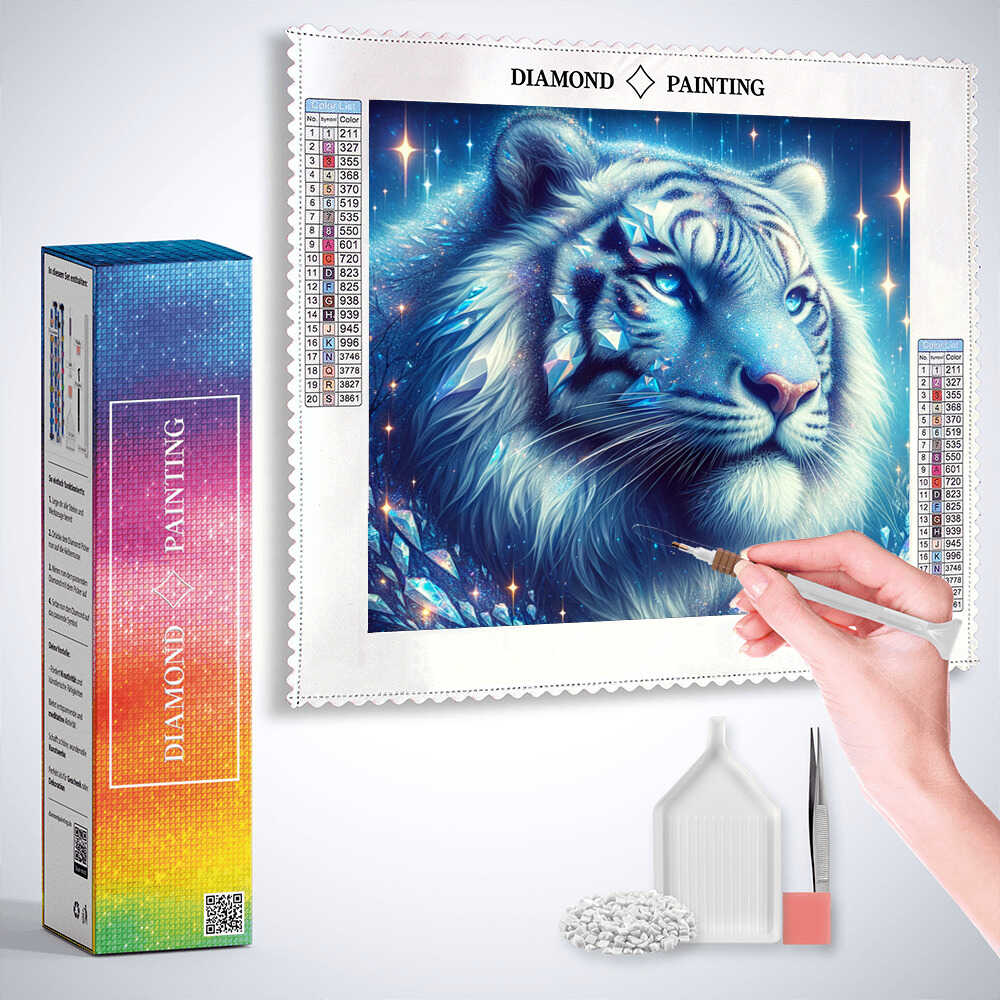 Diamond Painting - Schöner Schneetiger