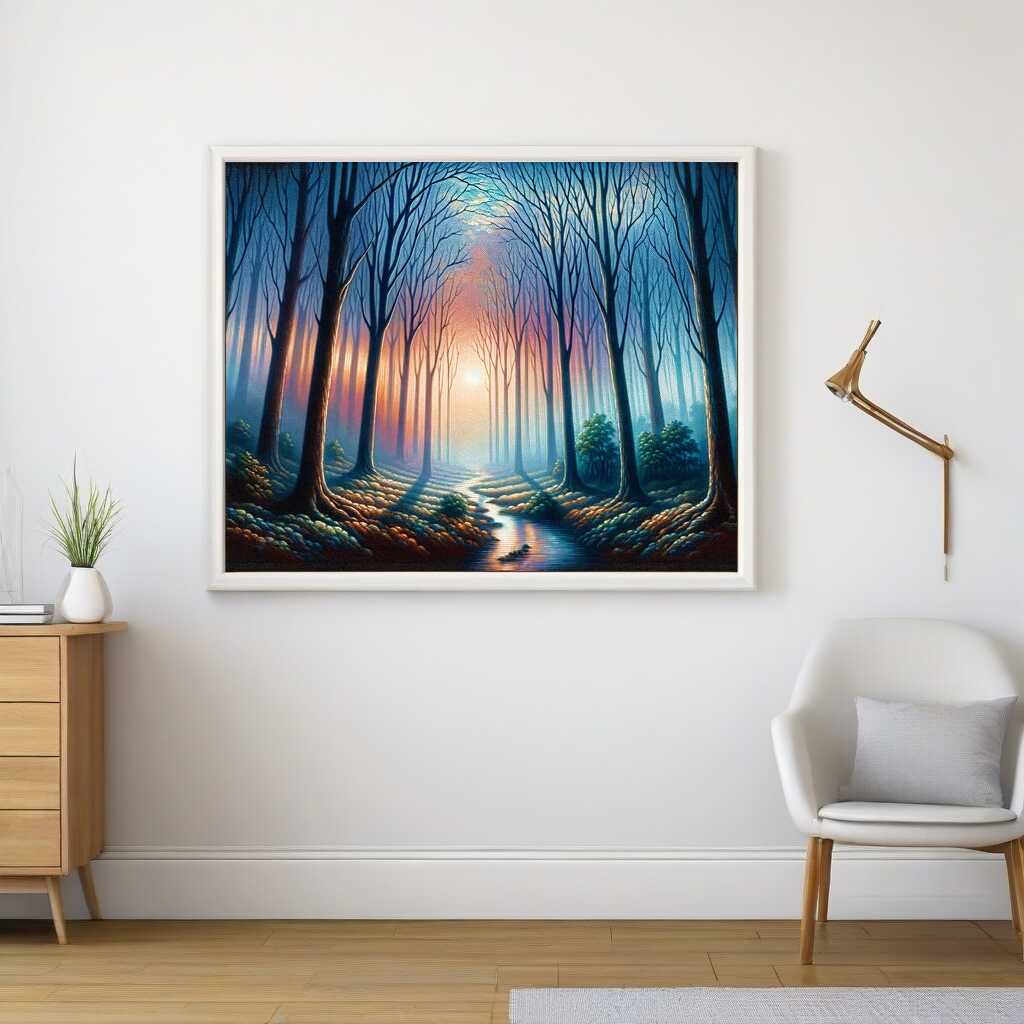 Diamond Painting - Mitten im Wald