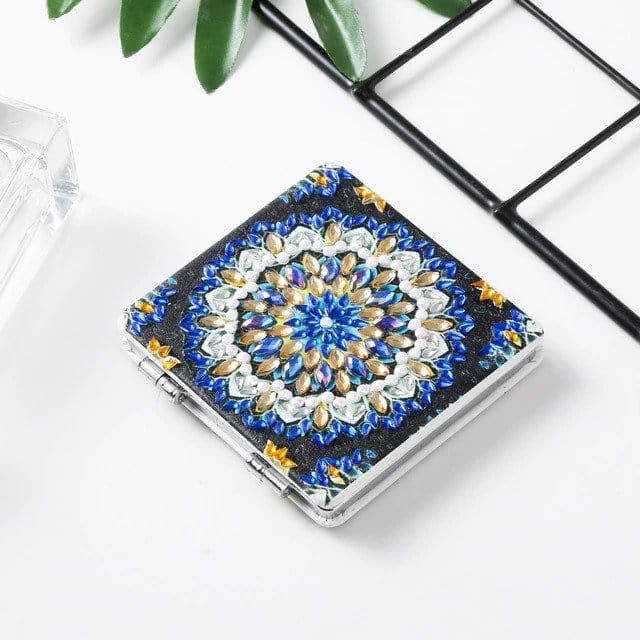 Taschenspiegel, Mosaik Eckig