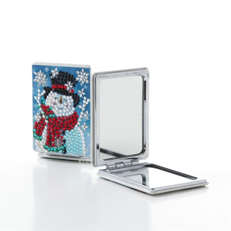 Taschenspiegel, Schneemann - gedruckt in Ultra-HD - accesoires, taschenspiegel