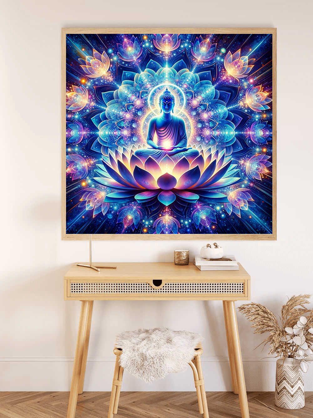 Diamond Painting - Lotusblumen Buddha