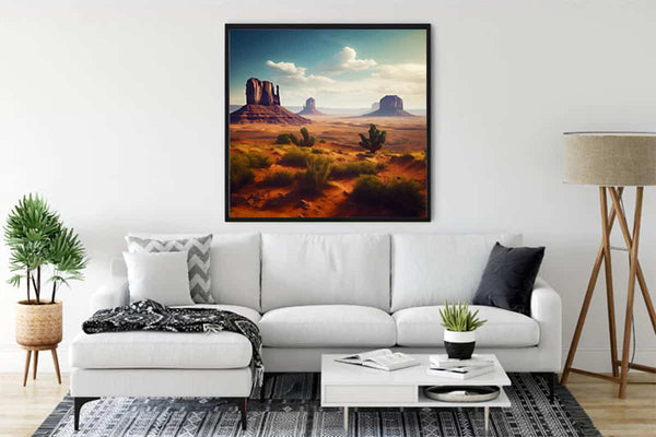 Malen nach Zahlen - Faszination Südwesten - hochwertige Leinwand - 170523, Landschaft, Neu eingetroffen, Quadratisch, USA, Wüste