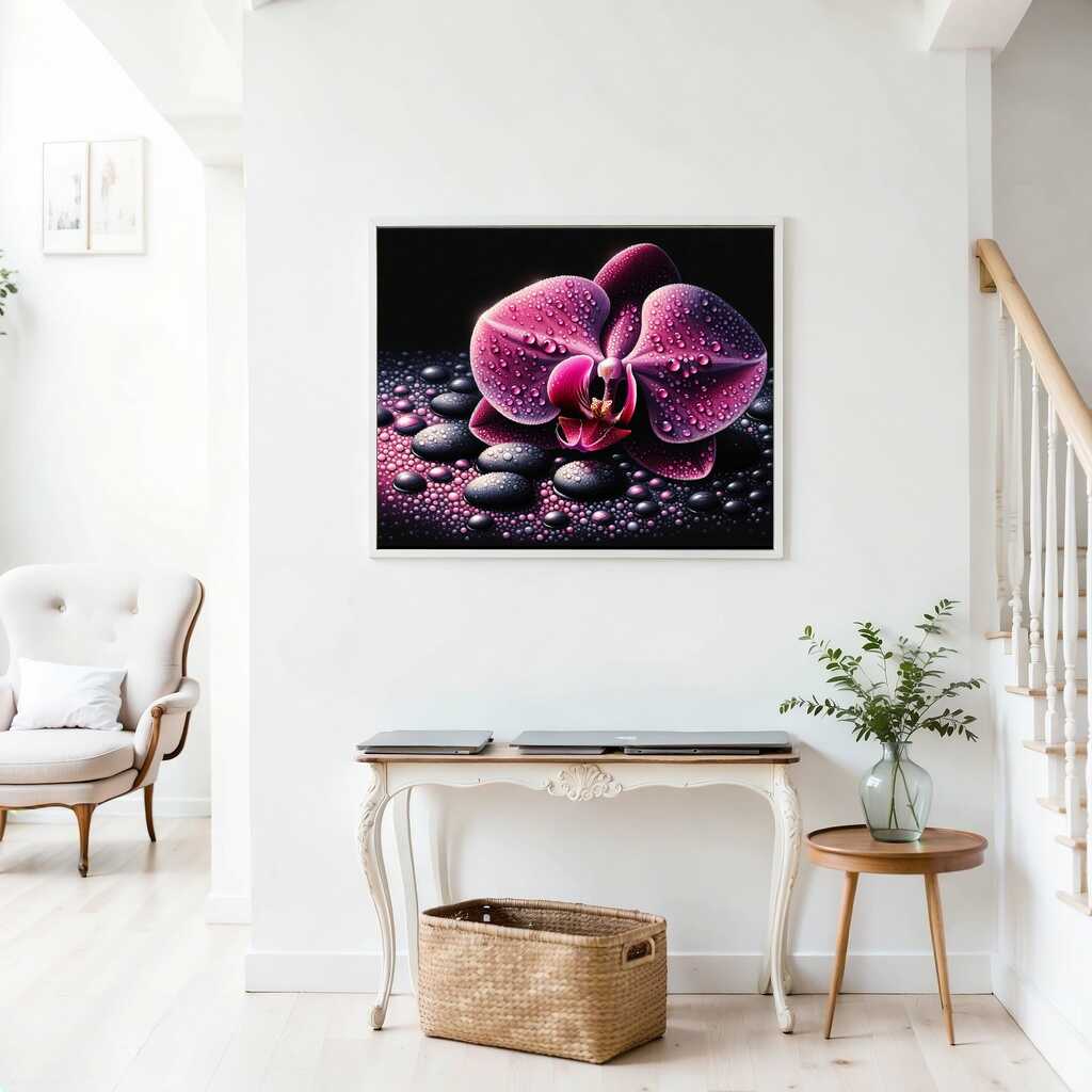 5D Diamond Painting Volledige set vierkante stenen orchidee Phalaenopsis 40 x 50 cm DIY diamant schilderij vierkante stenen diamant schilderij borduurset kruissteek afbeeldingen schilderen op nummer 5D Diamond Painting Volledige set vierkante stenen orchidee Phalaenopsis 40 x 50 cm DIY diamant schilderij vierkante stenen diamant schilderij borduurset kruissteek afbeeldingen schilderen op nummer