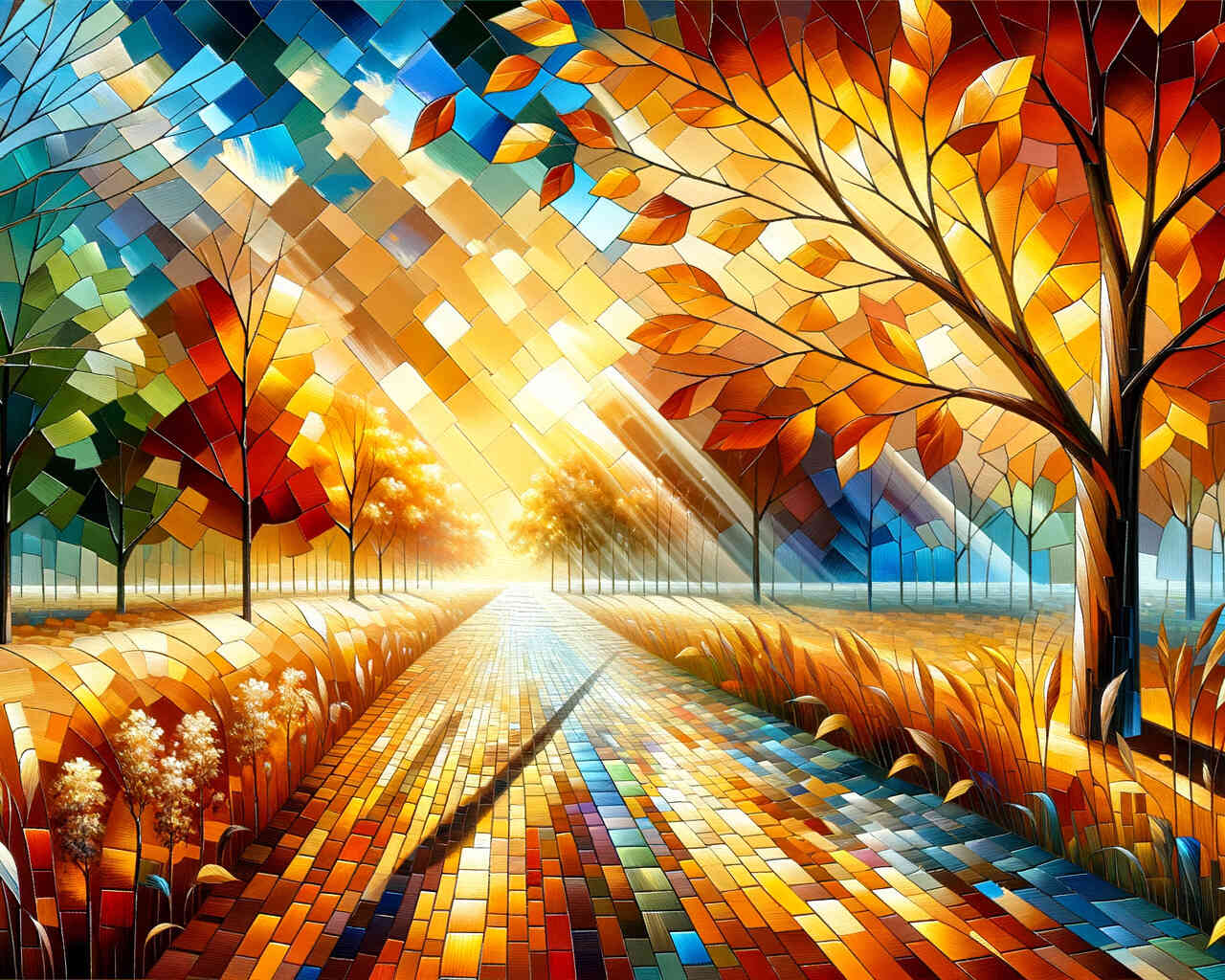 Diamond Painting - Herbstspaziergang