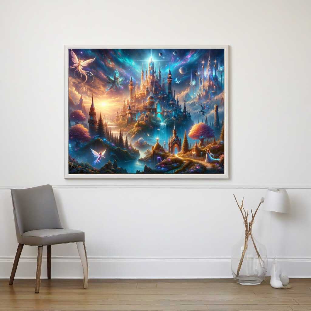 Diamond Painting - Schloss der Fantasy