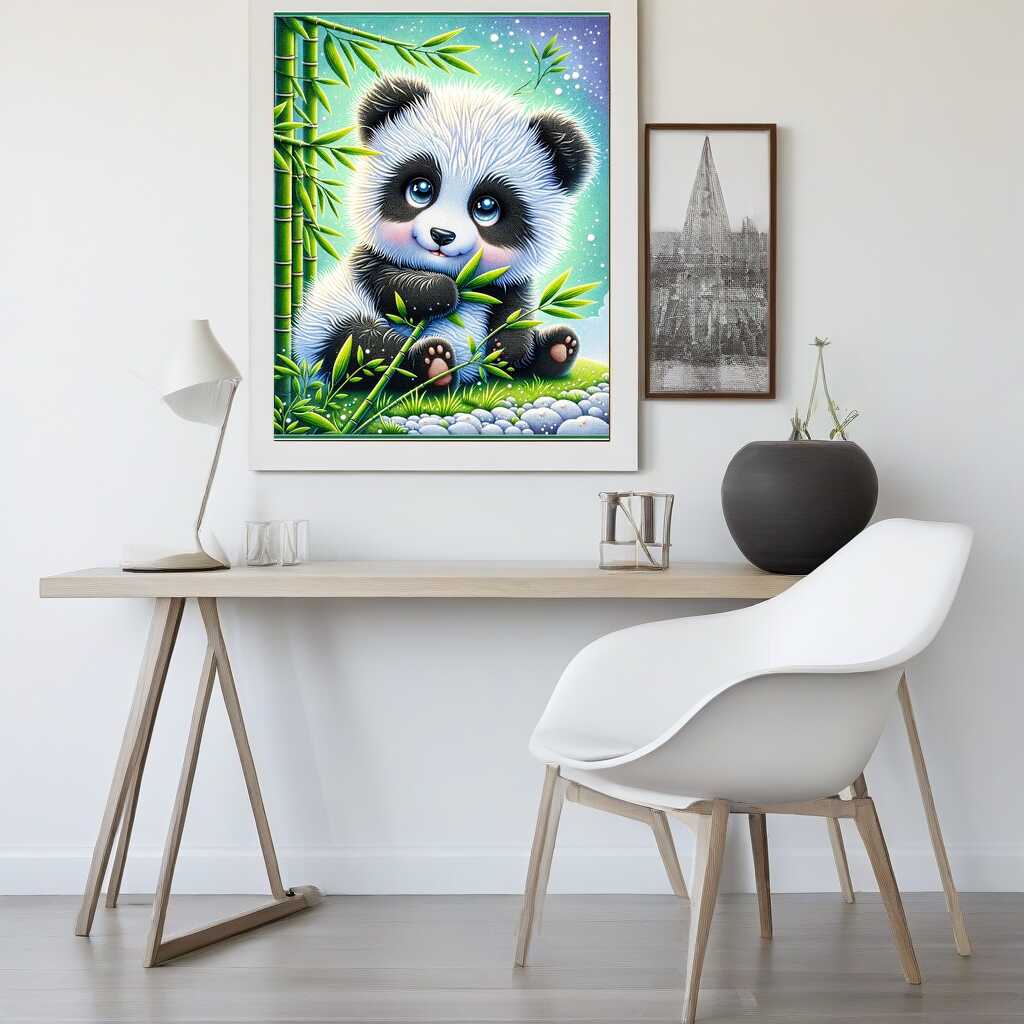 Diamond Painting - Kleiner Panda