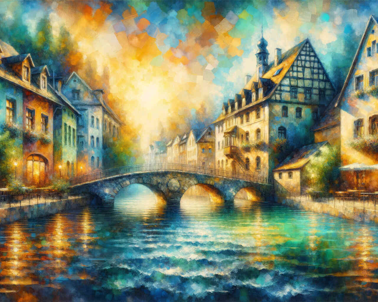 Diamond Painting - Altstadtbrücke