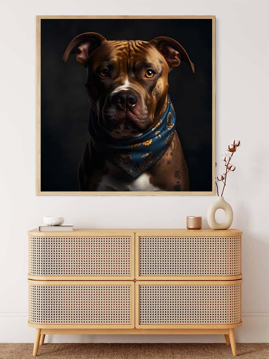 Diamond Painting - Harter Hund - gedruckt in Ultra-HD - Hund, Neu eingetroffen, Quadratisch, Tiere