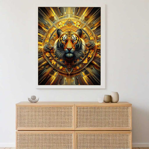 Diamond Painting - Tiger Mandala