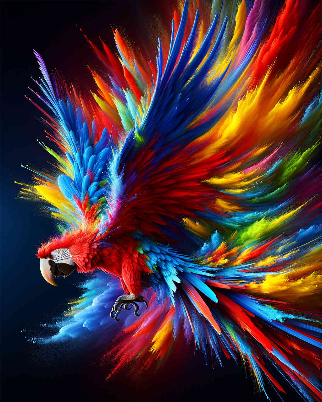 Diamond Painting - Papagei, Farbe