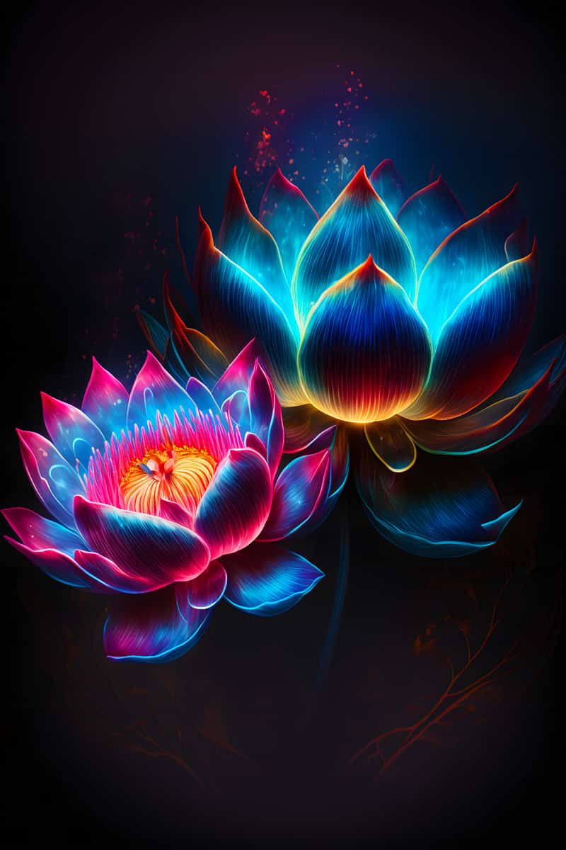 Diamond Painting - Blumenkonzert - gedruckt in Ultra-HD - Blumen, Neu eingetroffen, Vertikal