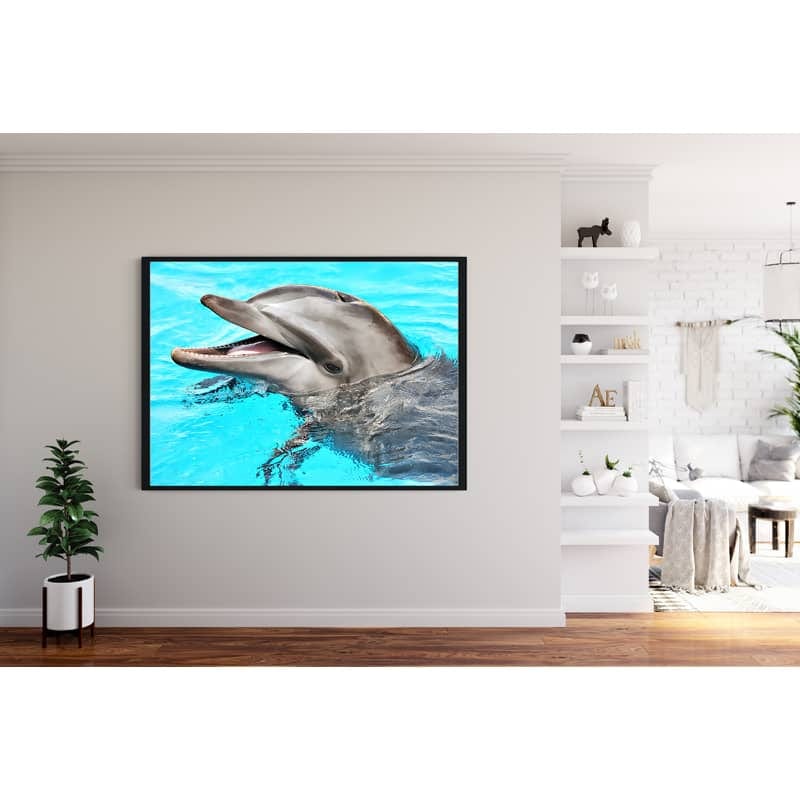 Diamond Painting - Delphin - gedruckt in Ultra-HD - delfin, tiere