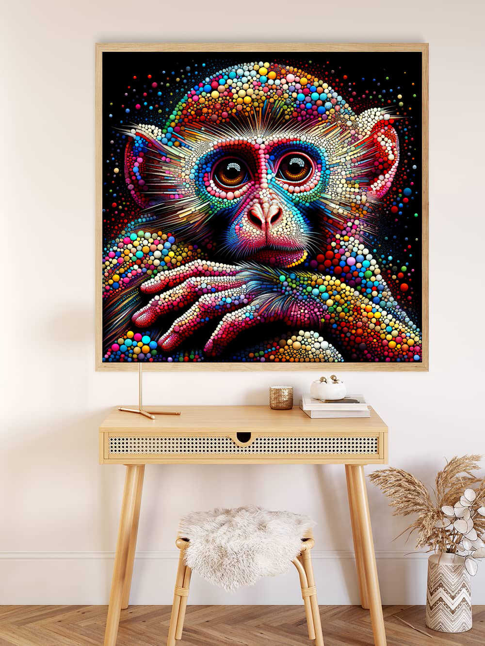 Diamond Painting - Liebenswerter Affe