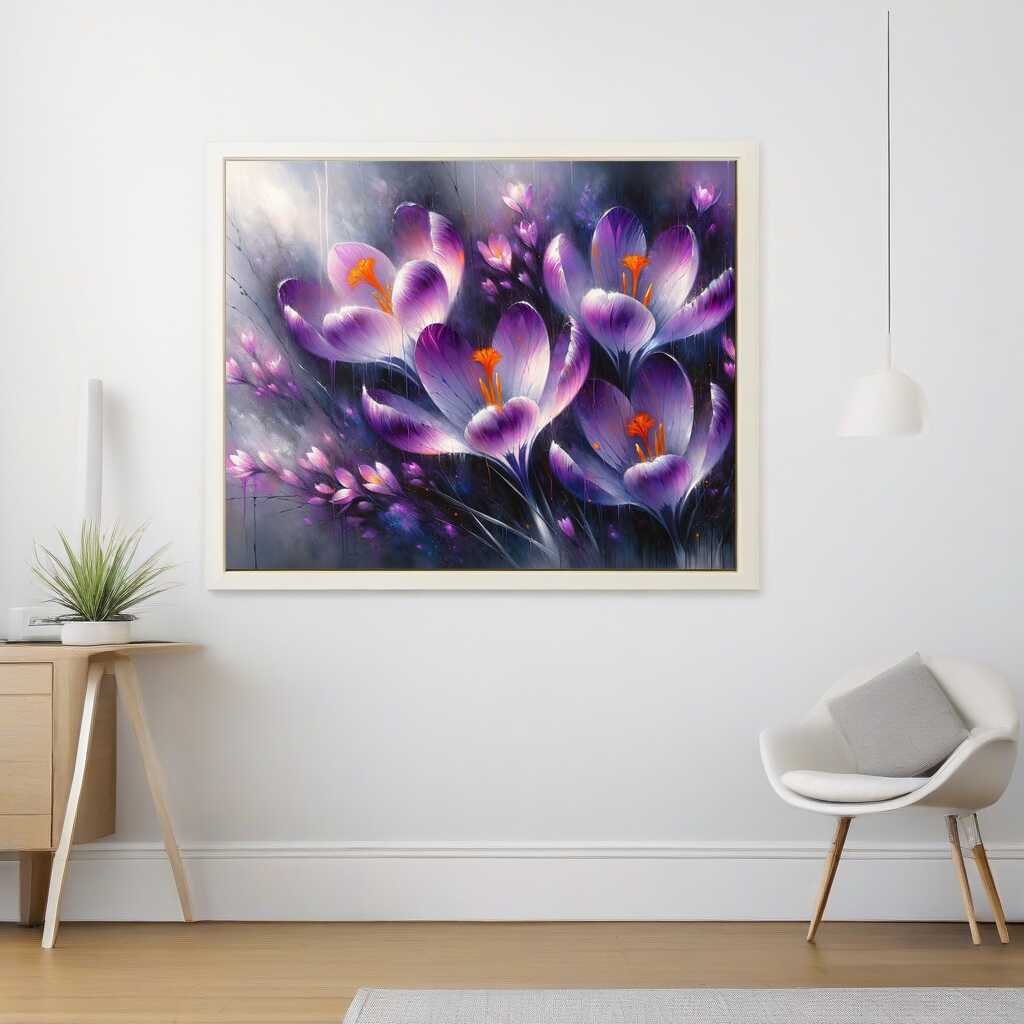 Diamond Painting - Lila Krokus