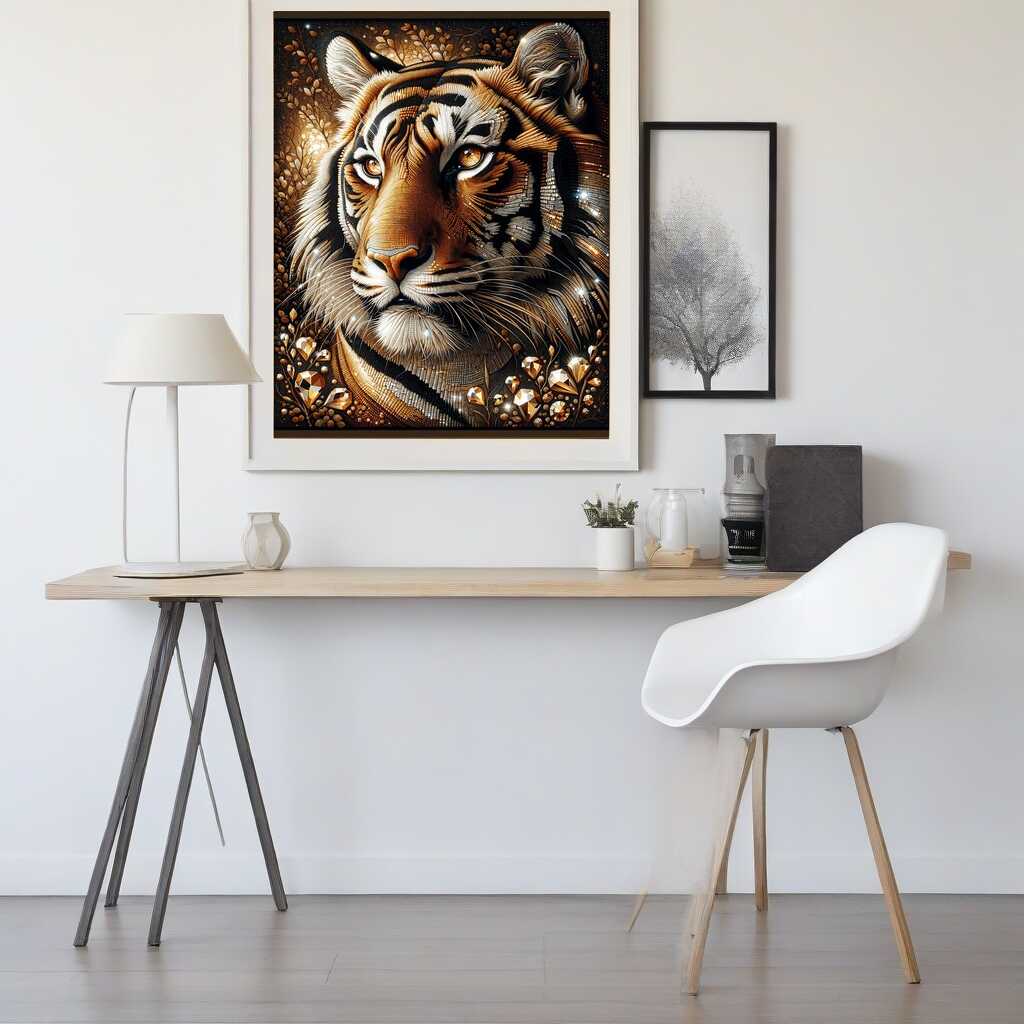Diamond Painting - Eindrucksvoller Tiger