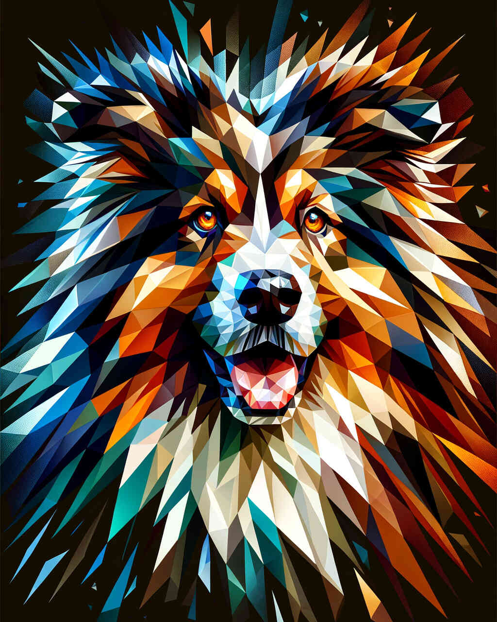 Diamond Painting - Berghund Portrait