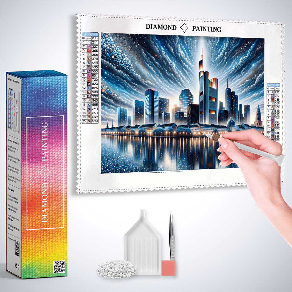 Diamond Painting - Frankfurter Skyline