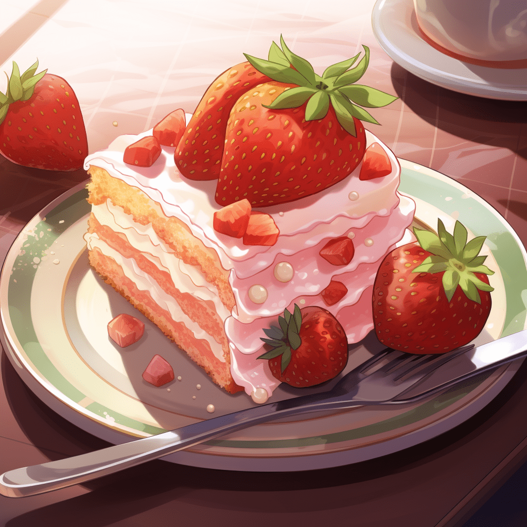 Strawberry shortcake japanese style