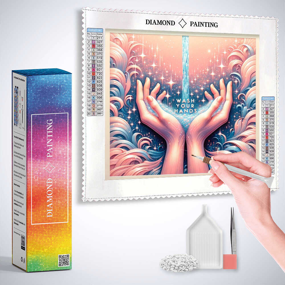 Diamond Painting - Wash your Hands