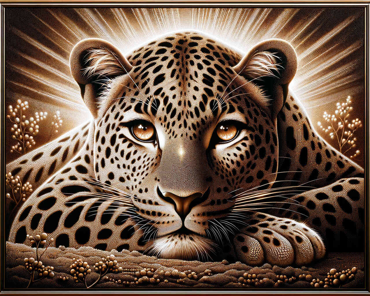Diamond Painting - Anmutiger Leopard