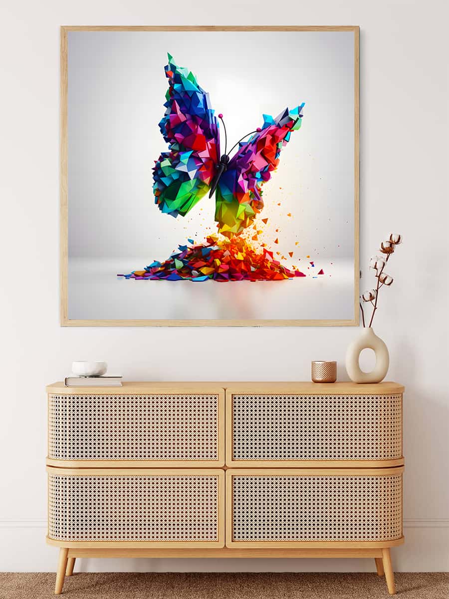 Diamond Painting - Schmetterling Zukunft - gedruckt in Ultra-HD - Neu eingetroffen, Quadratisch, Schmetterling, Tiere
