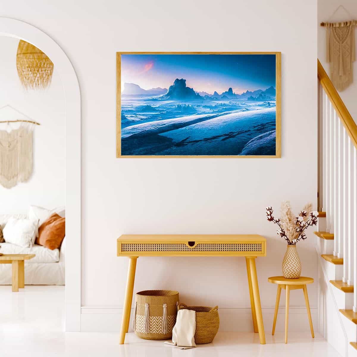 Diamond Painting - Eiswüste - gedruckt in Ultra-HD - Horizontal, Landschaft, Winter